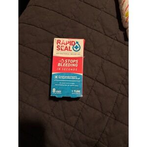 Rapid Seal Antibacterial Wound Gel Stops Bleeding in Seconds 1 Tube 0.3 Fl Oz